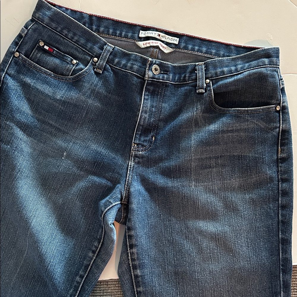 Tommy Hilfiger Low rise Bootcut Jeans classic denim size 14